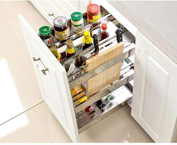 櫥柜調(diào)味拉籃安裝方法，很實(shí)用值得收藏