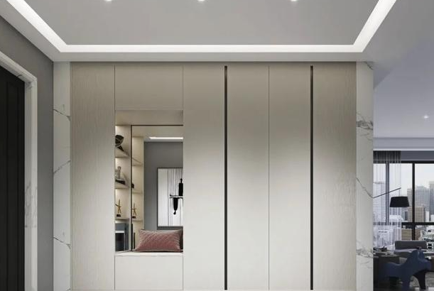 冷暖色系裝修風(fēng)格：門板 柜體 墻板一體化定制，打造同色系高級(jí)感家居