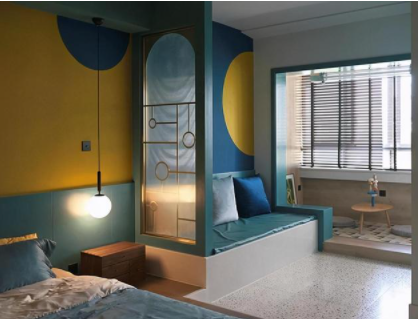 家具展設(shè)計(jì);把家具固定在地上，全屋無(wú)縫對(duì)接