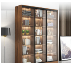 起居室效果圖設(shè)計(jì)，小客廳應(yīng)該買怎樣的展示柜？