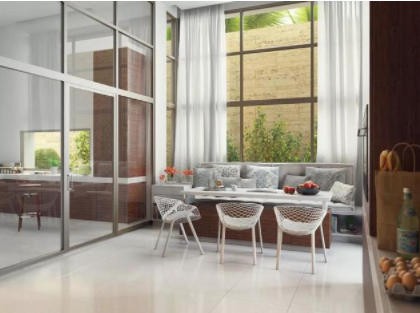 大飄窗設計：飄窗窗簾是靠墻好，還是靠窗好？