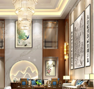 新中式別墅設(shè)計(jì)怎么搭配窗簾色彩？