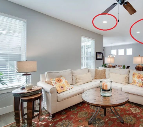 客廳裝修圖片：客廳裝修怎么選擇燈具，裝射燈還是筒燈？