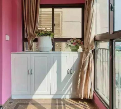 【實(shí)木地柜】陽(yáng)臺(tái)上做個(gè)地柜，好看又實(shí)用