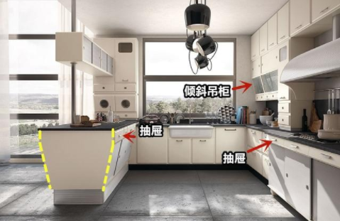 廚房墻磚改造：廚房你們會這樣定制地柜嗎？