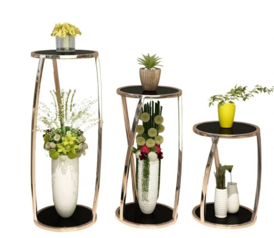 鐵藝花架子模型，不銹鋼花架的選購(gòu)技巧