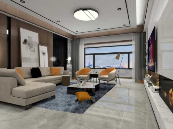 【地磚種類(lèi)價(jià)格】淺灰色地磚應(yīng)如何搭配客廳家具？