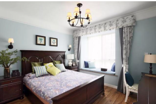 【飄窗窗簾設(shè)計(jì)】臥室有飄窗，窗簾可以這樣裝