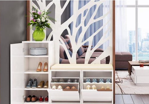 隔斷鞋柜裝修效果圖,鞋柜選購(gòu)技巧有哪些?